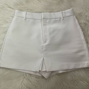 White Zara skort